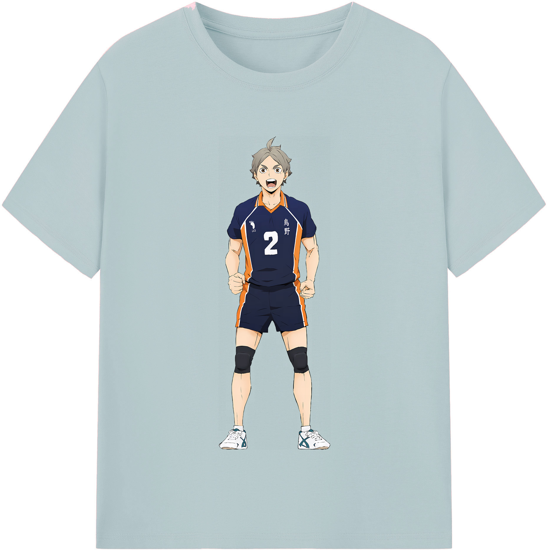 （画像用） ハイキュー!! Haikyu!! 綿100％半袖Tシャツ（フロントプリント）